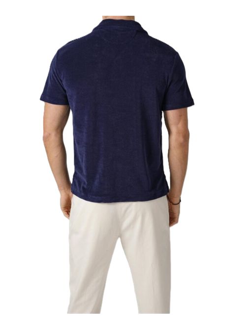 knit-sport shirt Polo Ralph Lauren navy Polo Ralph Lauren | 710-A12489-002NEWPORT NAVY